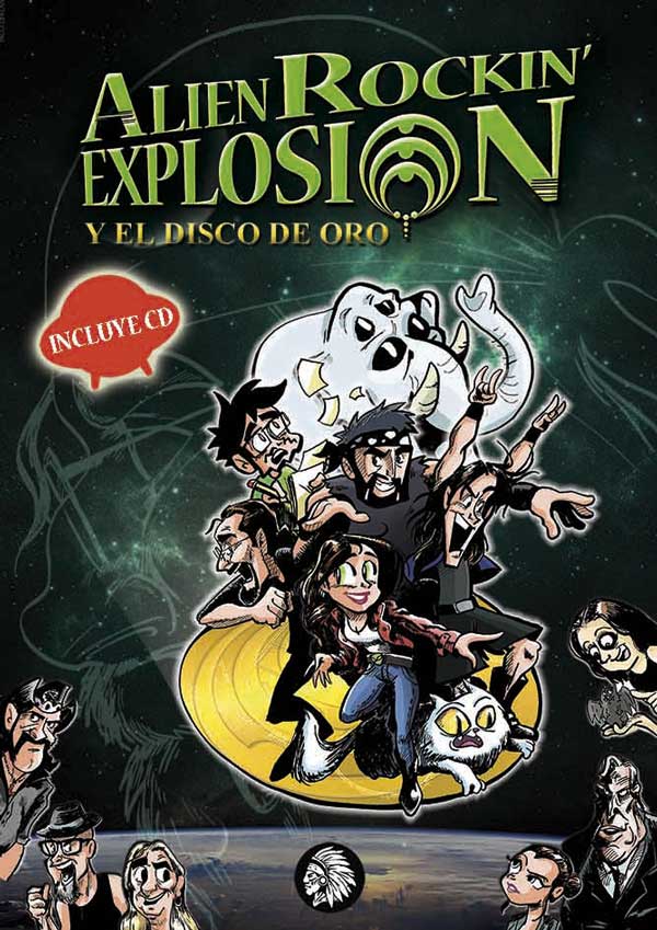 comic alien rockin explosion