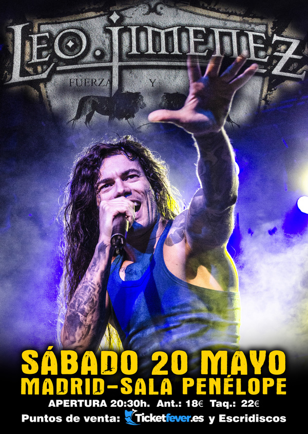 cartel Leo Jiménez