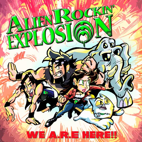 portada disco alien rockin explosion